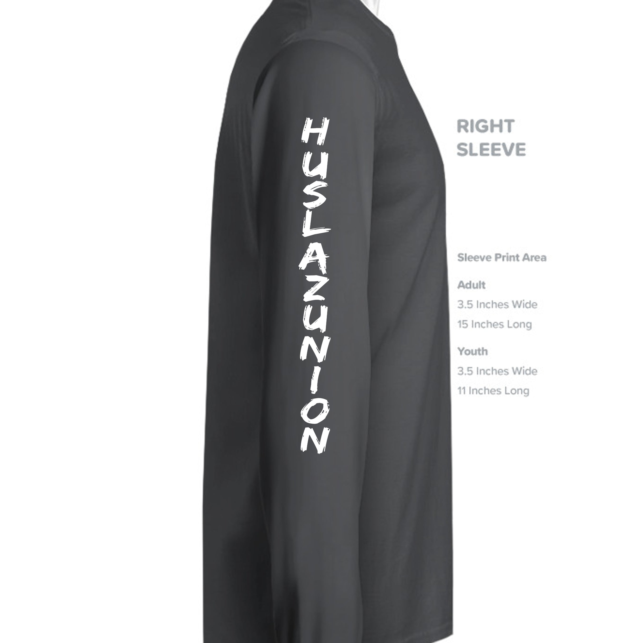DARK GREY HEATHER - 6501B - SLEEVE_RIGHT